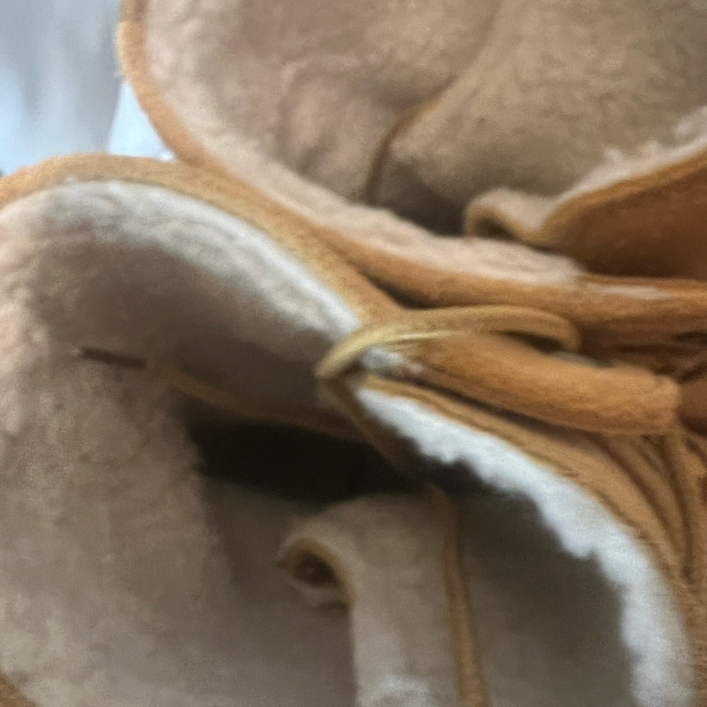 Timberland Tan Winter Boots - Convertible Fleece Collar - Size 7 - Picture 11 of 14